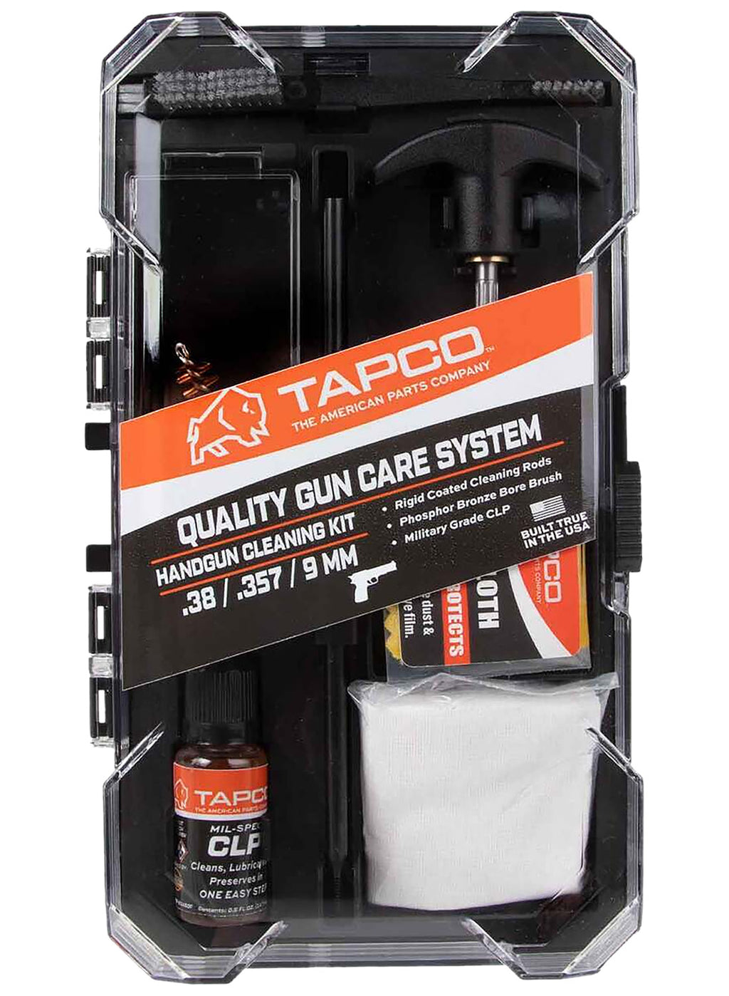TAPCO TAP22080 38/357/9MM HANDGUN    CLEANING KIT