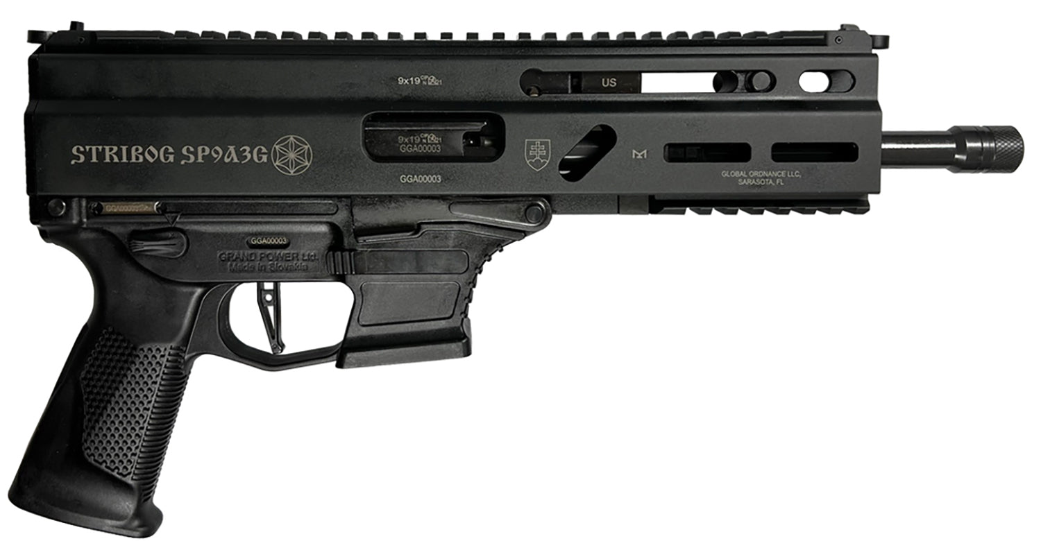 GP 8588005808545  STRIBOG SP9A3G 9MM PST 8"    BLK