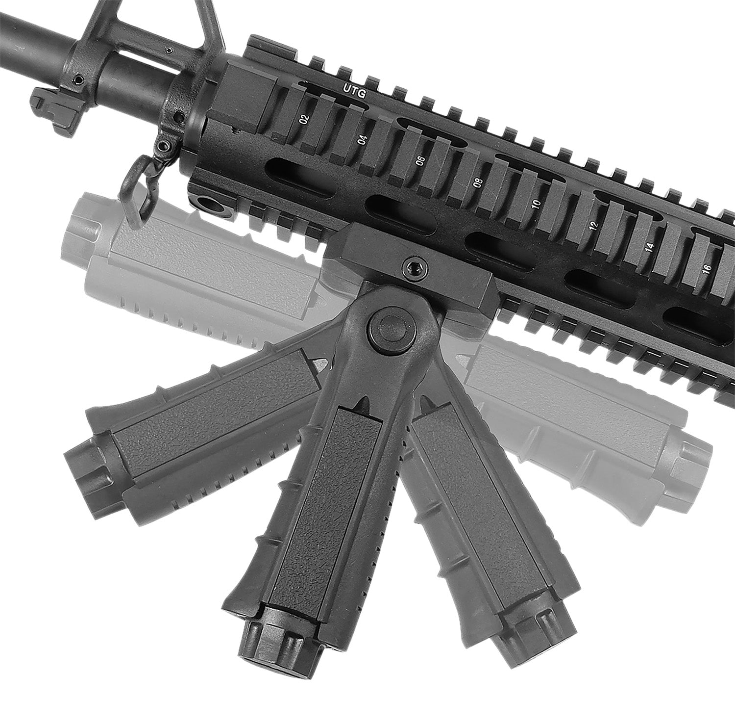 UTG RB-FGRP170B    AMBI 5-POS FOLDABLE VERT FOREGP