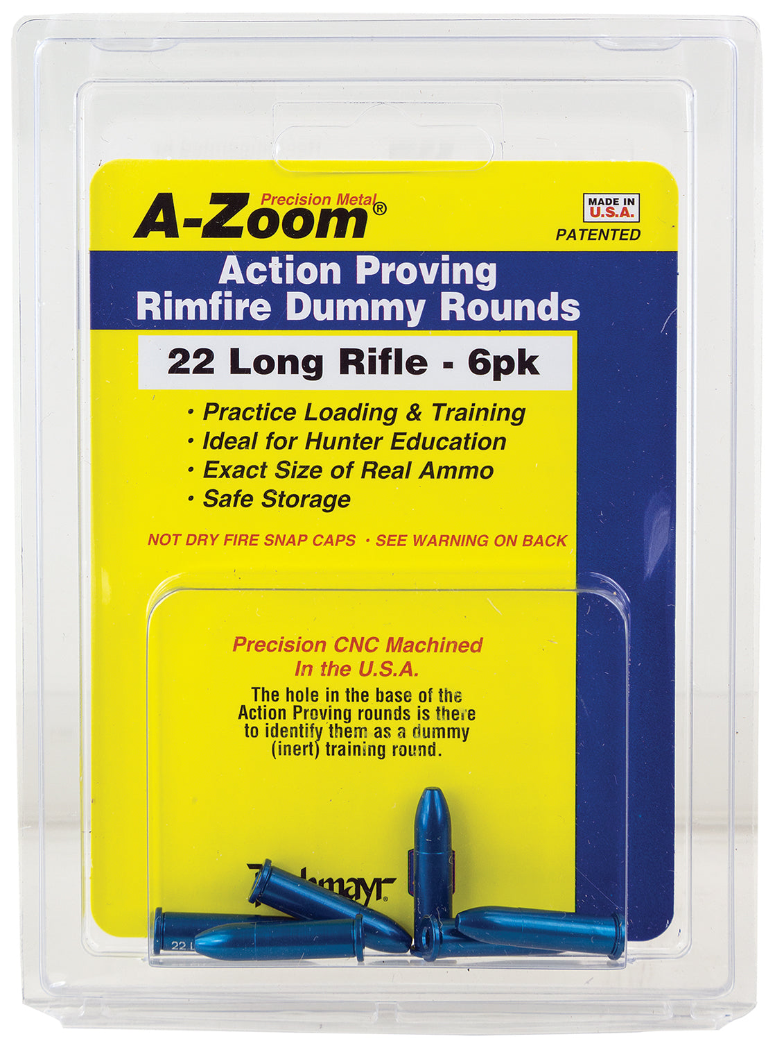 AZOOM 12208      TRAINING ROUNDS 22 LR         6PK
