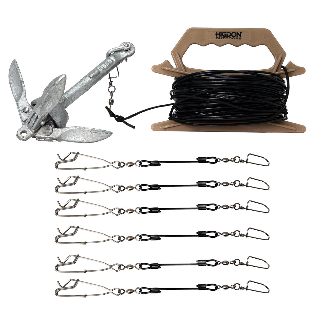 HIGDON 30340 BATTLESHIP JERK RIG 125'