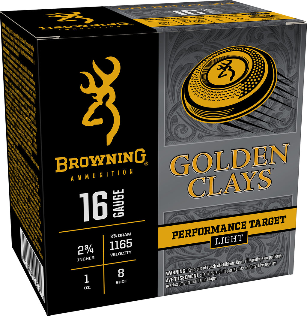 BRNA BGC168   GLDN CLAYS  16G 2.75 8   1 OZ  25/10