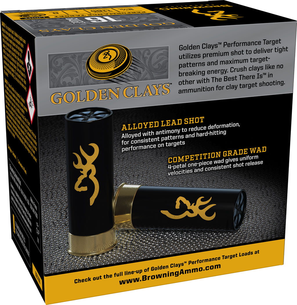 BRNA BGC168   GLDN CLAYS  16G 2.75 8   1 OZ  25/10