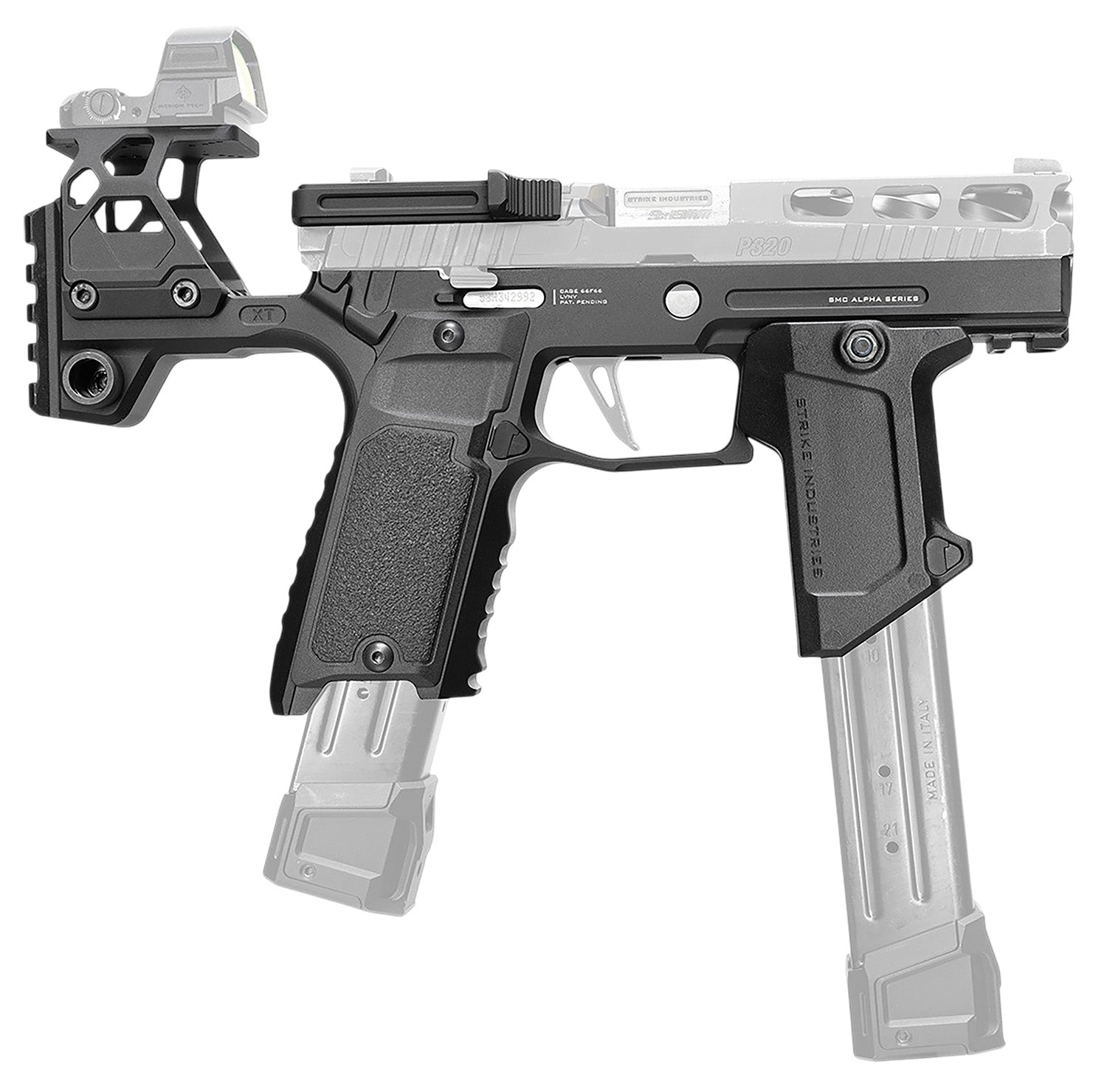 SI SMC-A-P320-S-V2-BLK   ALPHA MKII P320