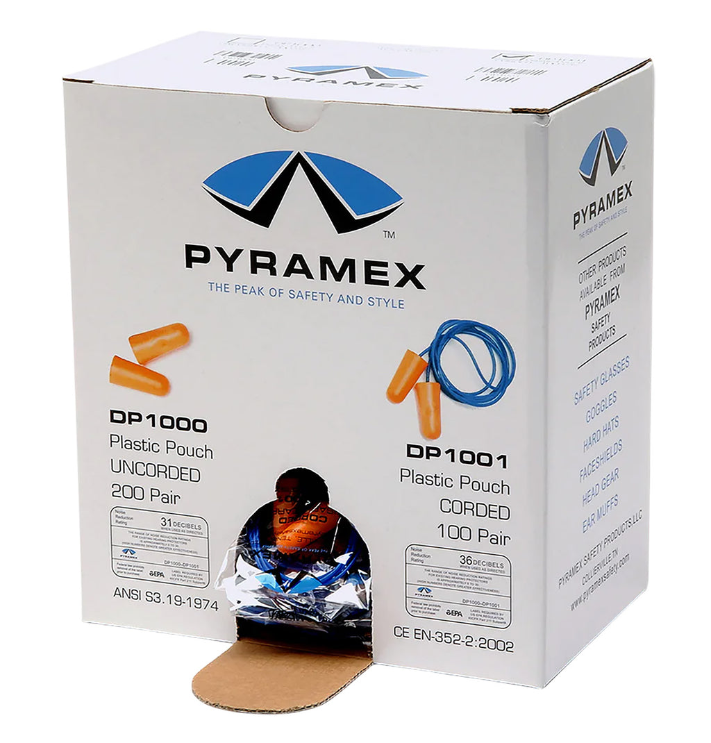 PYRA DP1000      EARPLUG BIN 200PAIR/BOX NRR 32DB