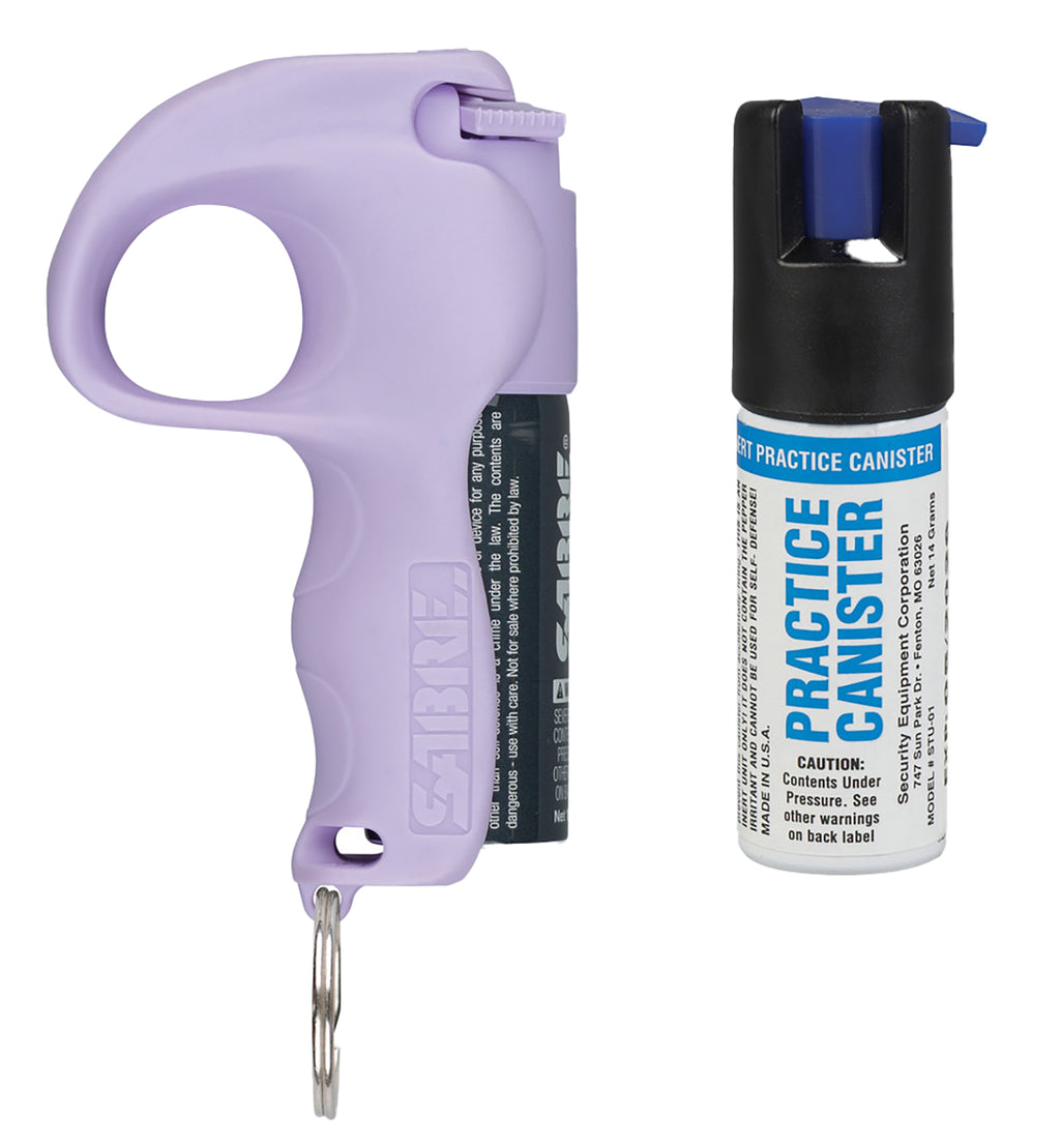 SEC PBLVOCSTU04 QUICK GRIP PEPPER SPRAY KIT LAV