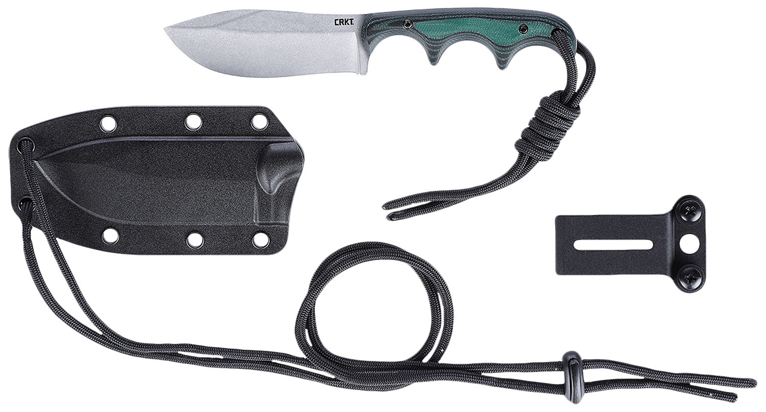 CRKT 2376     MINIMLST NSSMK W/SHTH 2.9   FXD  GRN