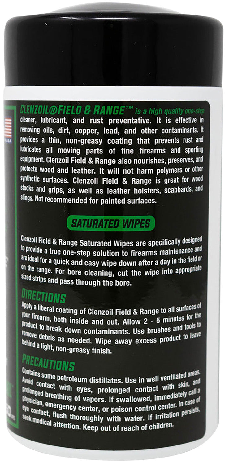 CLENZOIL 2243  FIELD &amp; RANGE SATURATED WIPES
