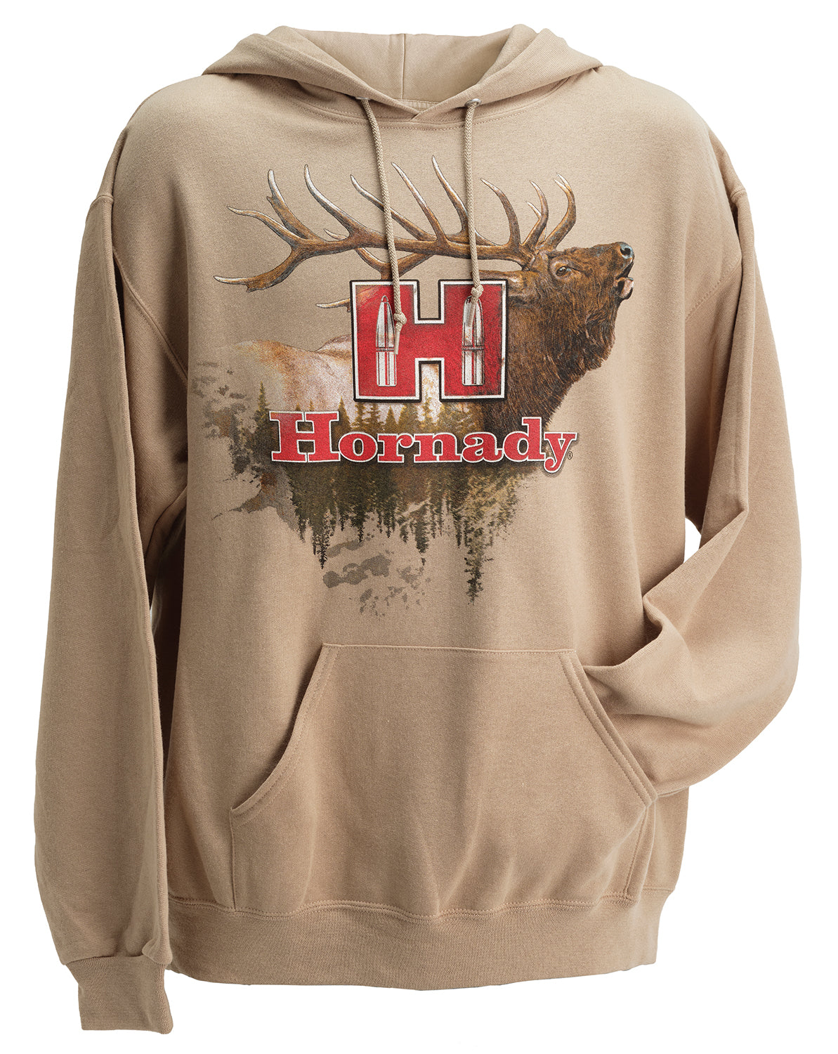HORN 99612XL     HORNADY TAN &amp; KHAKI ELK HOODIE XL