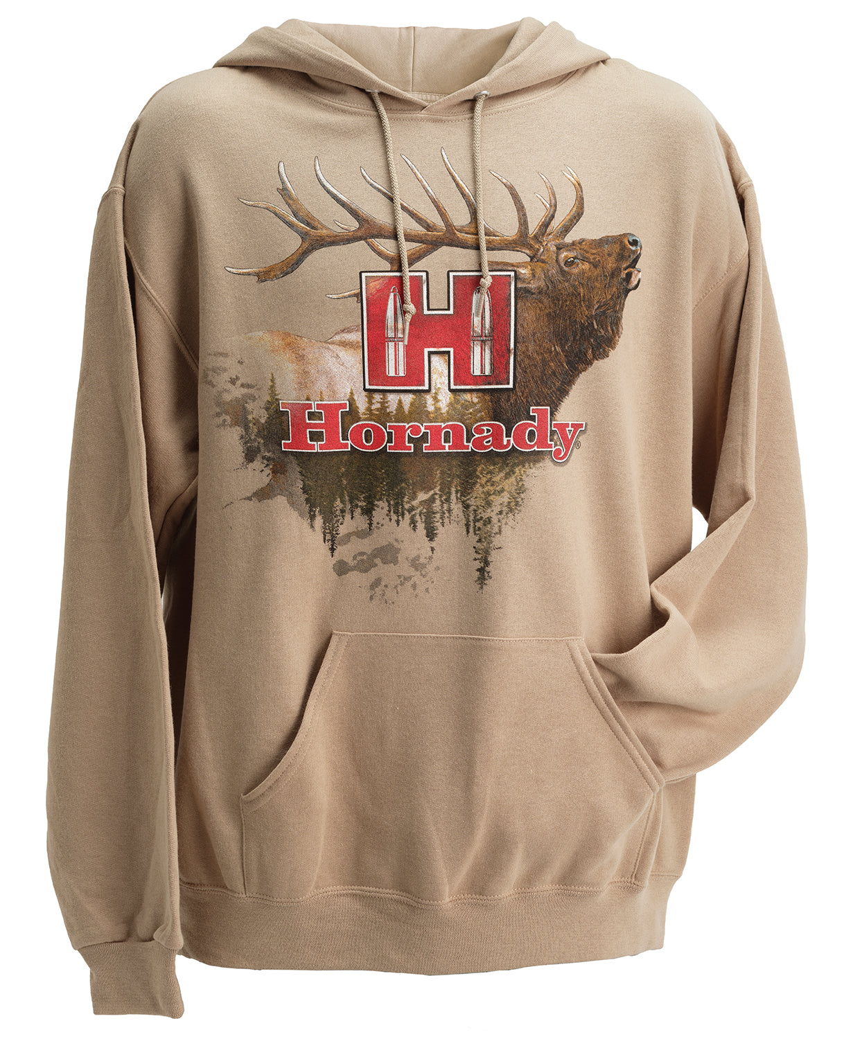 HORN 99612XXXL   HORNADY TAN &amp; KHAKI ELK HOODIE 3X