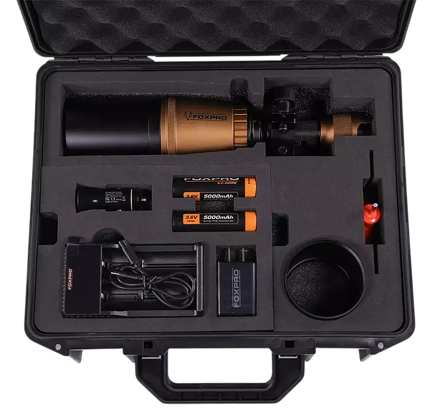 FOXPRO QUADFIREGM       QUAD FIRE GUN MNTD LIGHT
