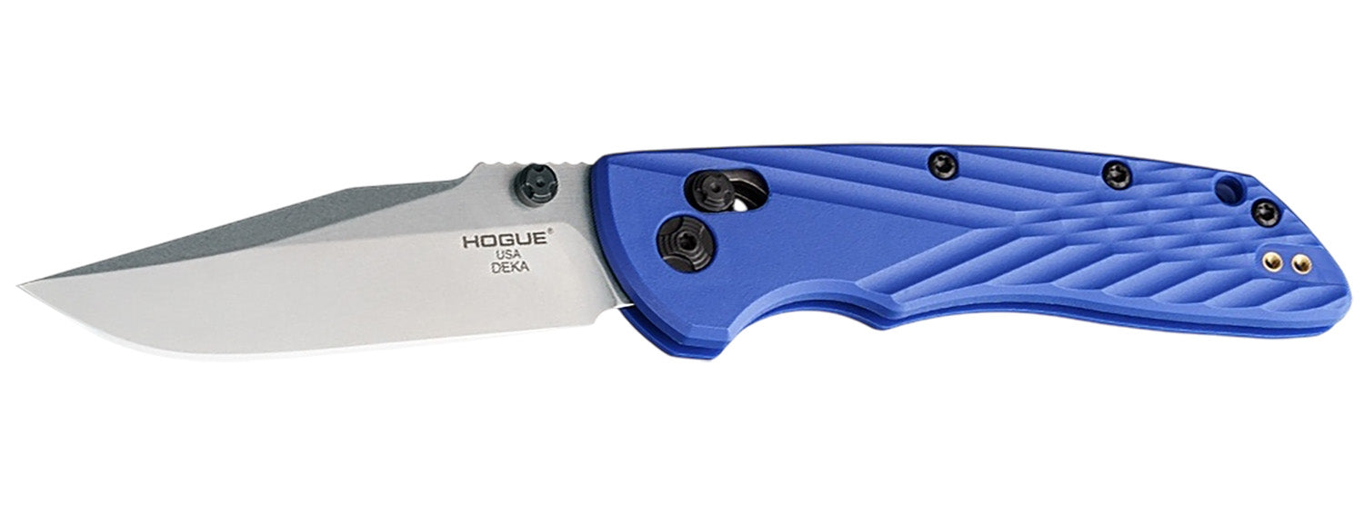HOG 24373   DEKA 3.25 CLIP PNT BLADE TUMB G10 BLU