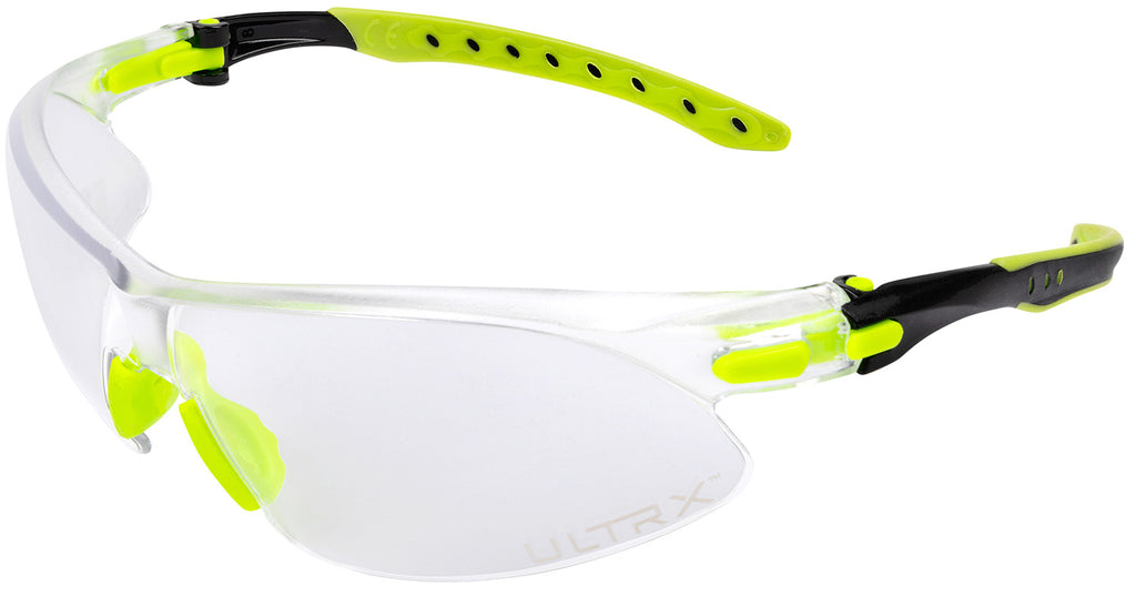 ALLEN 4140   KEEN SAFETY GLASSES  YTH LIME