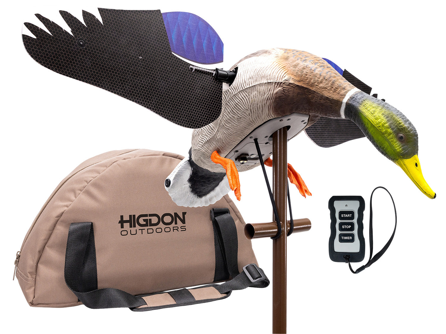 HIGDON 55058  FLASHER PRO GUIDE PACK MALLARD DRAKE