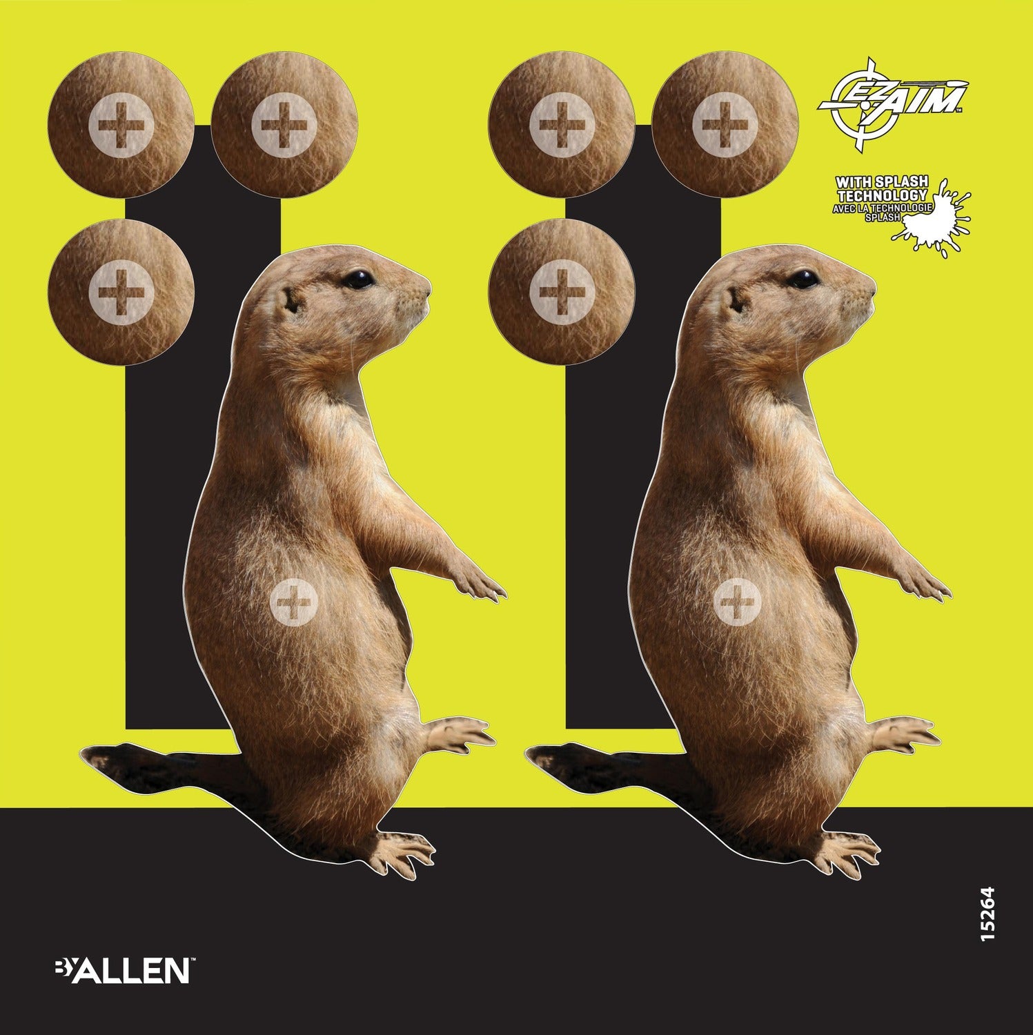 ALLEN 15264   EZAIM SPLSH NON-ADHESIVE 8X8 6PK