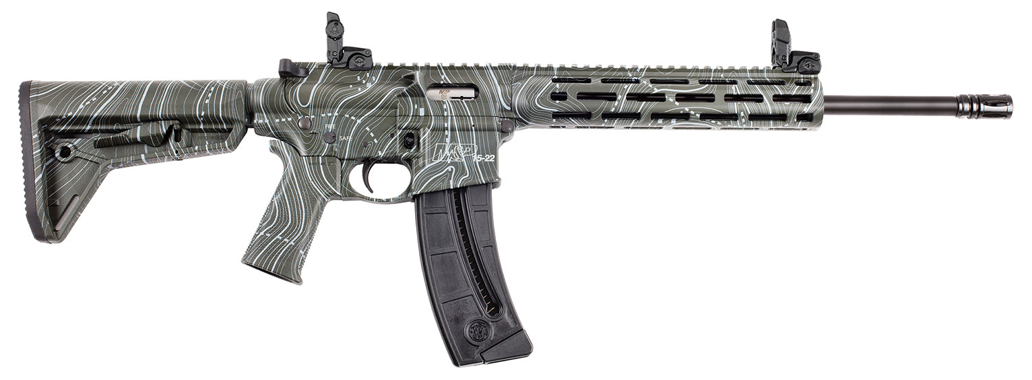 S&amp;W M&amp;P15-22 SPRT 14469 22LR MOE   16.5 25R ODGTOP