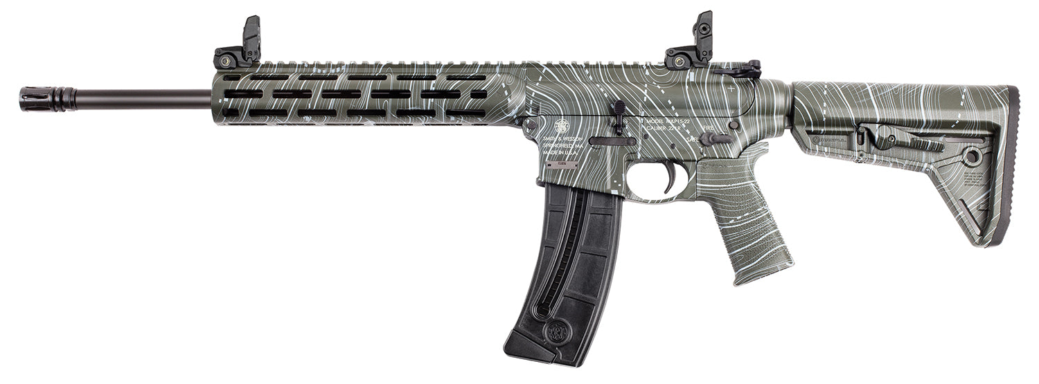 S&amp;W M&amp;P15-22 SPRT 14469 22LR MOE   16.5 25R ODGTOP