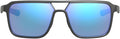 LEU 186748 BRIDGER    MATTE BLACK     BLUE MIRROR