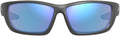 LEU 186746 CHEYENNE   MATTE BLACK     BLUE MIRROR