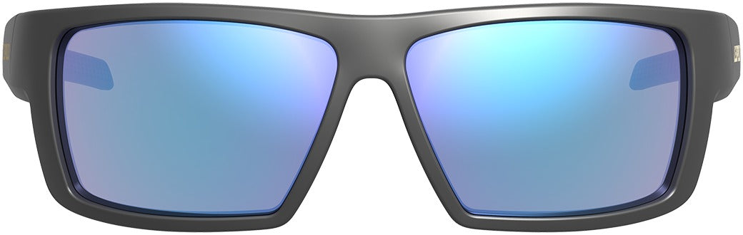 LEU 186741 SWITCHBACK MATTE BLACK     BLUE MIRROR