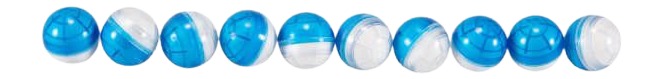 UMA 2292302 P2P POWDER BALLS 10 CT  BLUE/WHITE