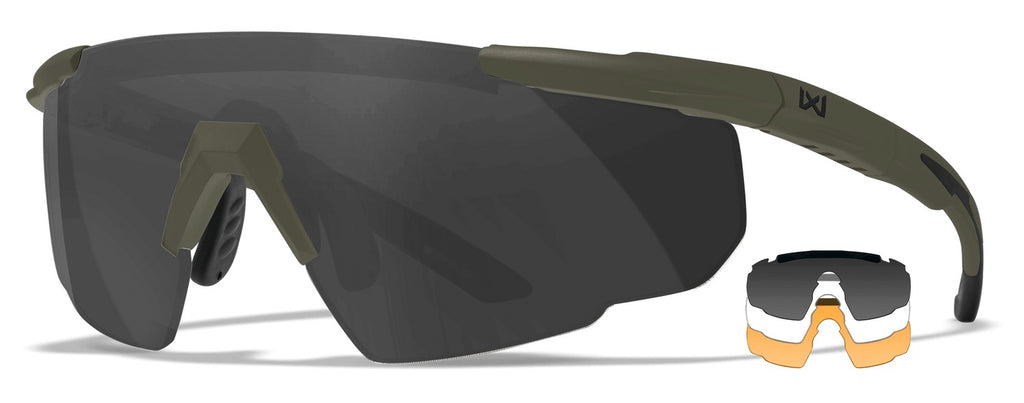 WILEYX 308G      SABER ADV        GRY/CLR/RUST/ODG