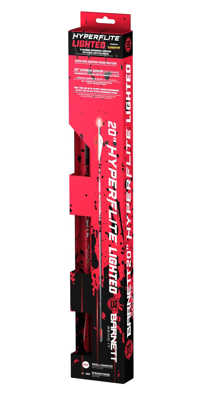 BARNETT BAR20044 HYPERFLITE 20" ARROWS LIGHTED 3PK