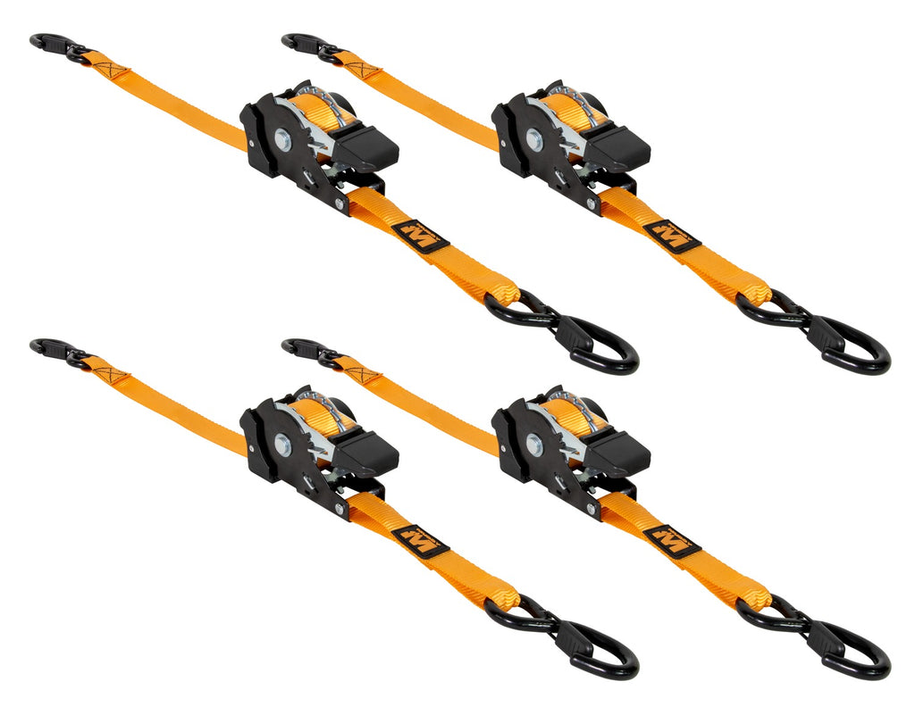 MUDDY MUD-RRS10-4PK   1"X10" RATCHET STRAPS ORG