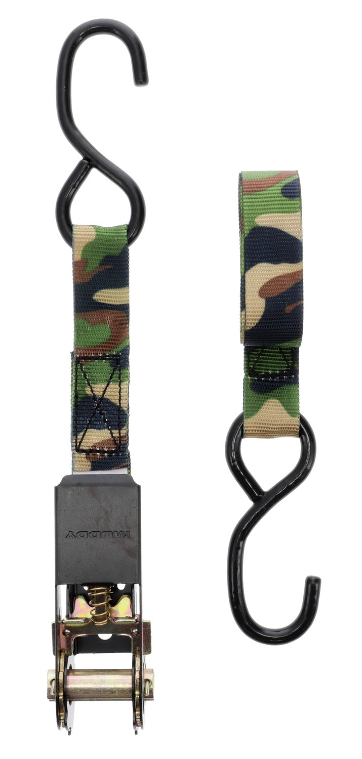 MUDDY MUD-SDRS8-4PK   1"X8' STD DUTY RATCHET STRAP