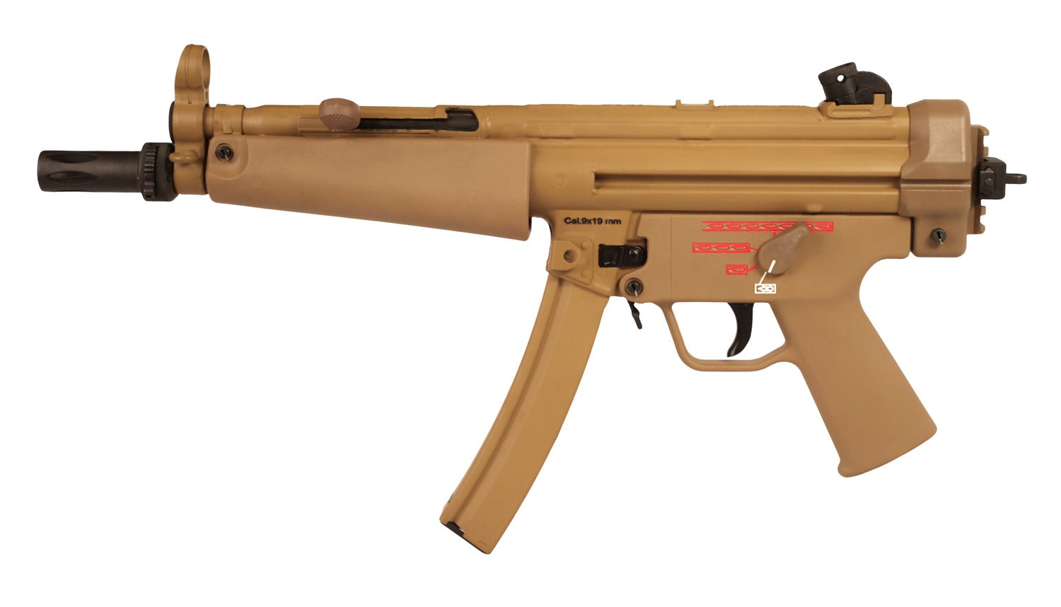 CIA HG6035GB-N   AP5 RAL8000   9MM  5.8" 30R FDE