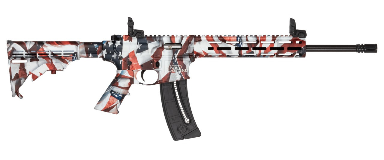 S&amp;W M&amp;P 15-22 SPORT 14714 22LR 16.5 25RD FLAG
