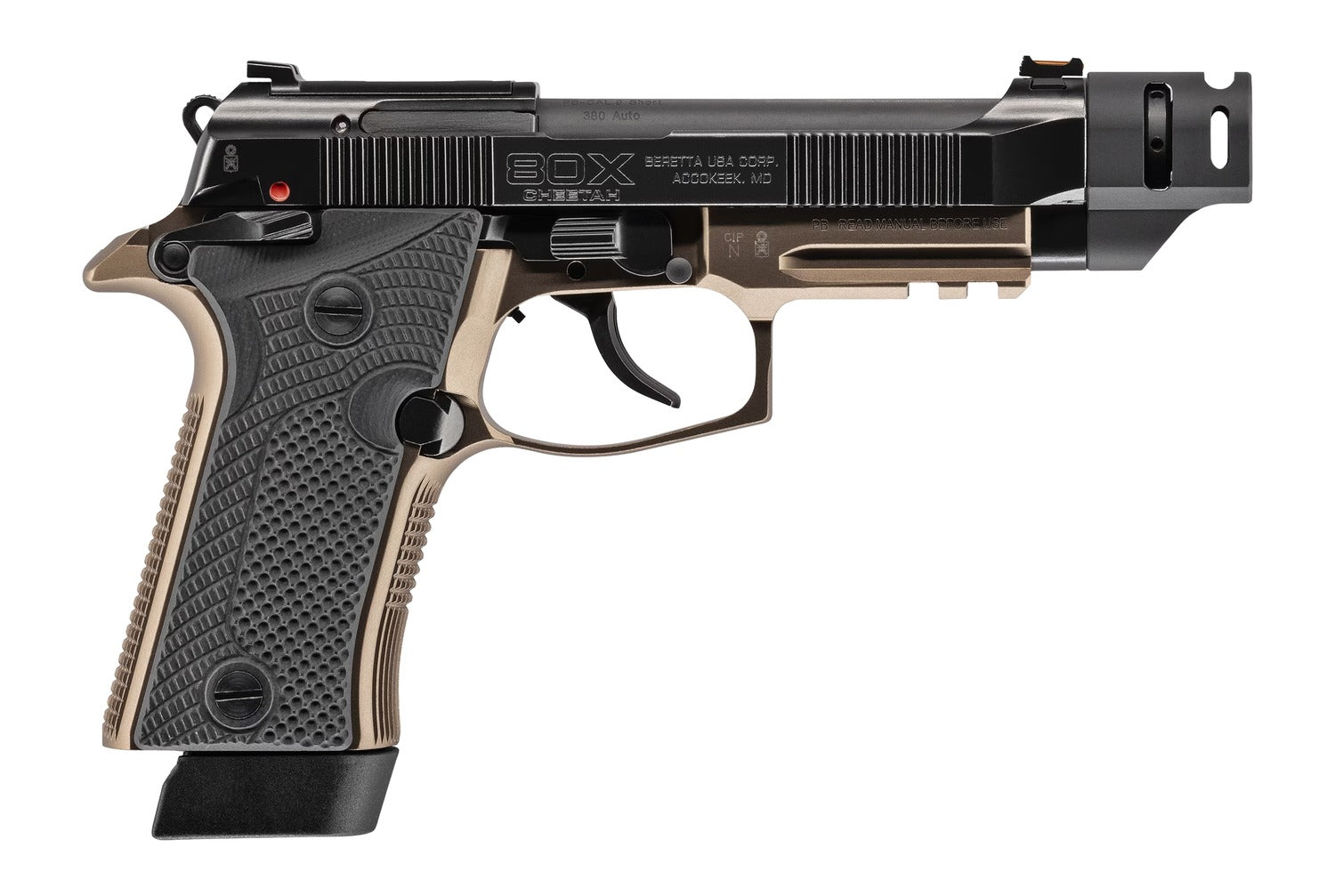 BER J80XTACLED15  80X CHEETAH 380 TACURBAN BLKBRZ