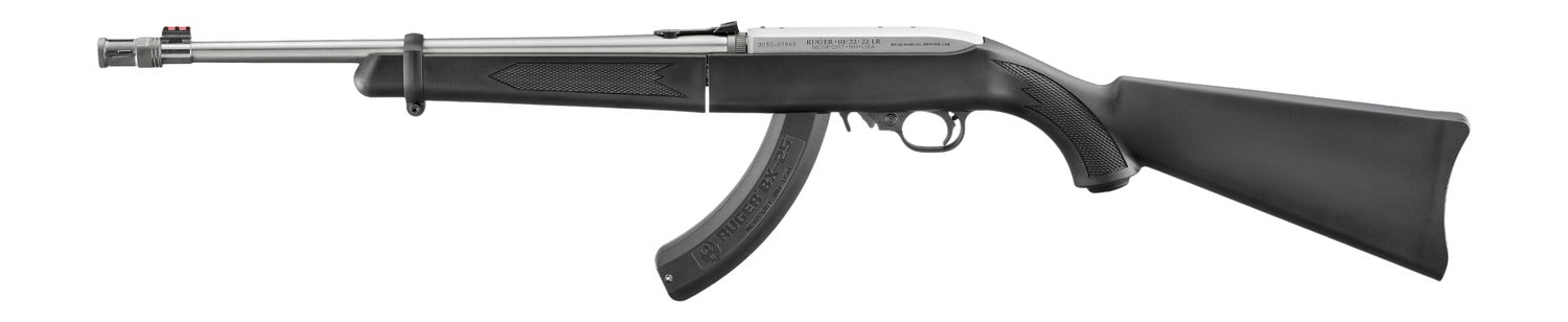 RUG 32028 10/22 FS  22LR BX TRIG  18.5 25R    BLK