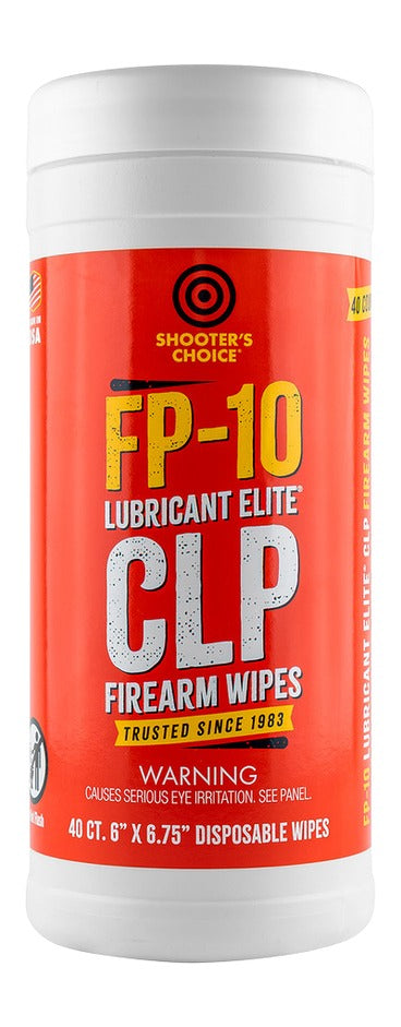 SHOOTERS SHF-40C-FP10 FP-10 LUBRICANT ELITE WIPES