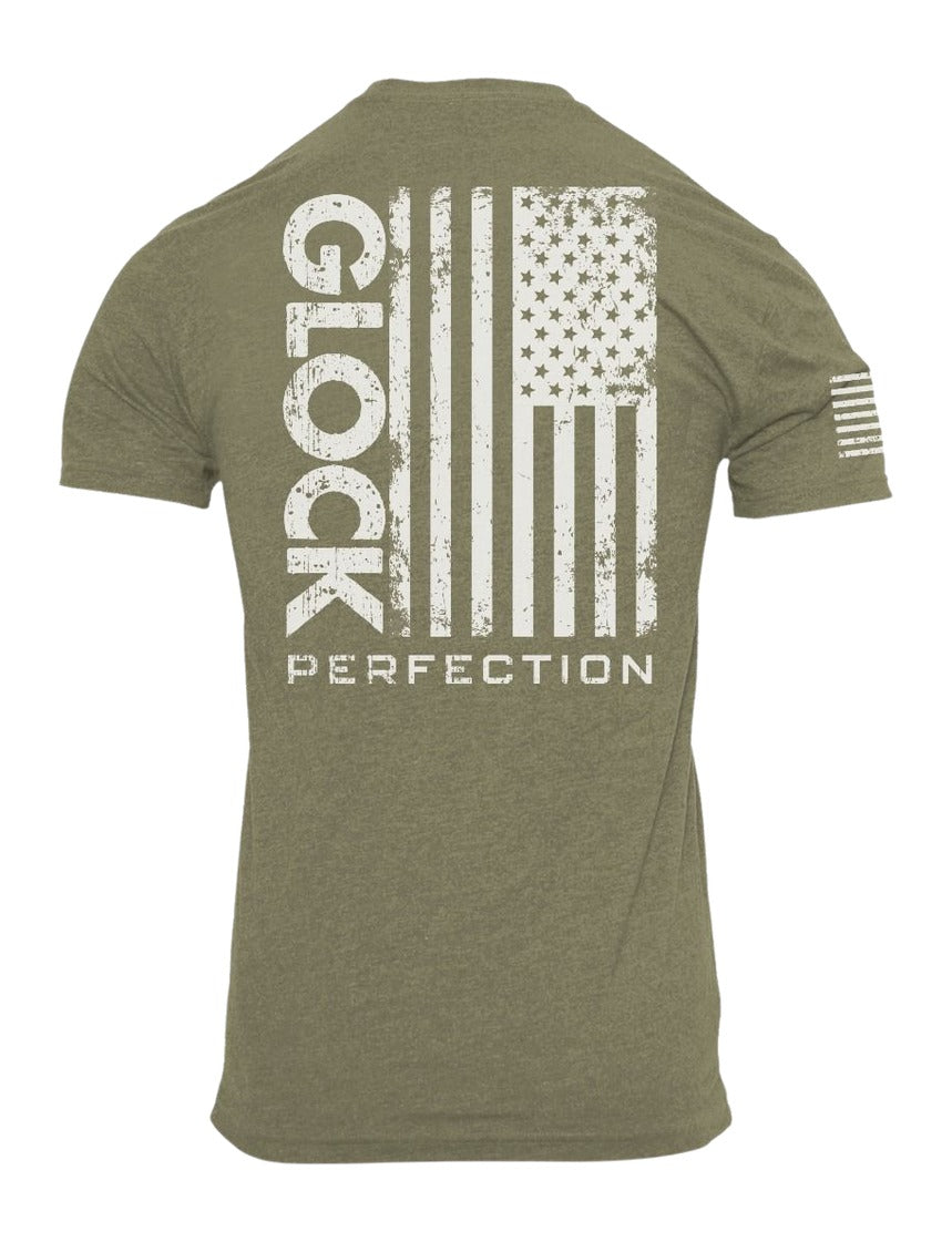 GLK AP96398 PERFECTION FLAG TEE M   GRN