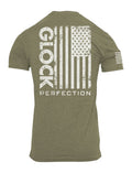 GLK AP96398 PERFECTION FLAG TEE M   GRN