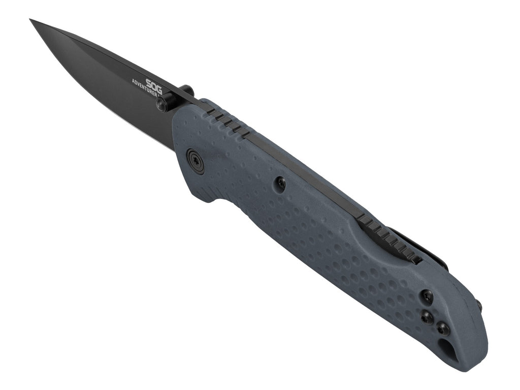 SOG 13-11-06-43  ADVENTURER LB 3.5" BLADE GRY/BLK
