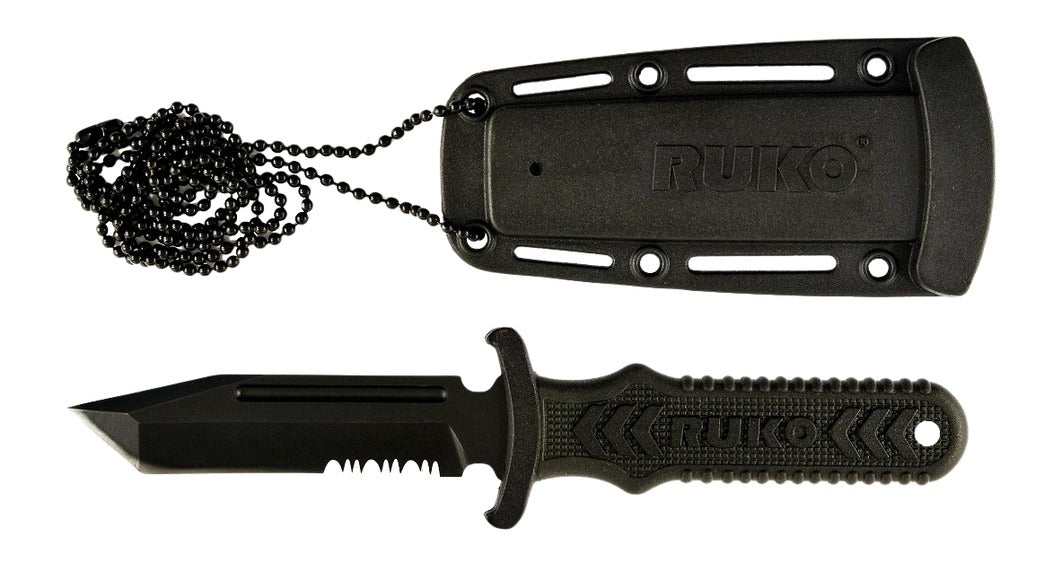 RUKO RUK0098         440A TIN 3"NECK/BOOT KNIFE