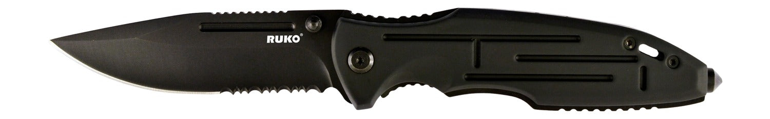 RUKO RUK0153-CS   440A 3-1/2"BLK ANODIZED FOLDING