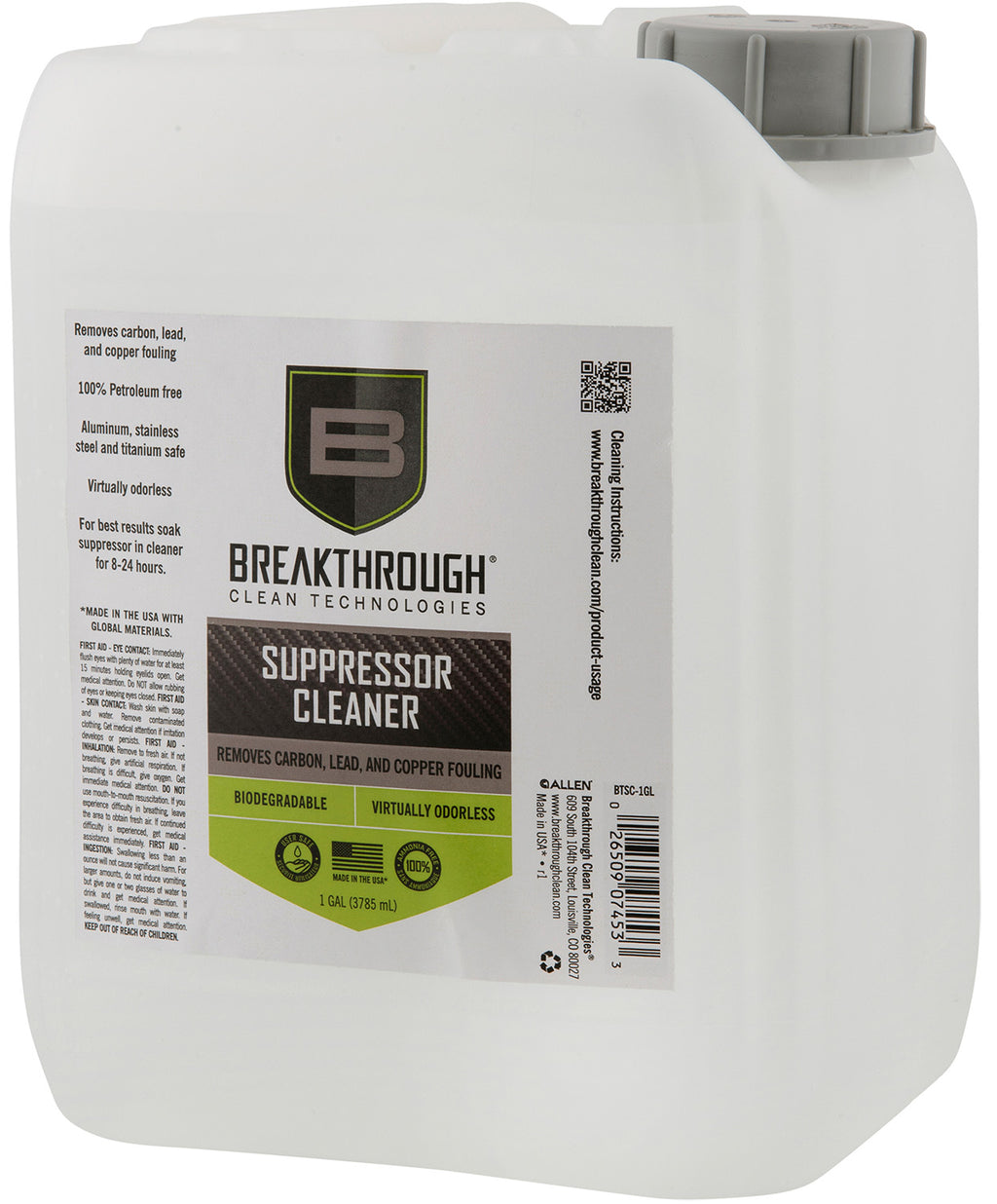 BRKTHRU BTSC-1GL          SUPPRSSR CLEANER 1GALLON
