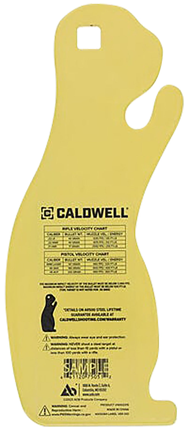 CALD 4002313   AR500 1/4"RIMFRE/HG PRAIRIE DOG TGT