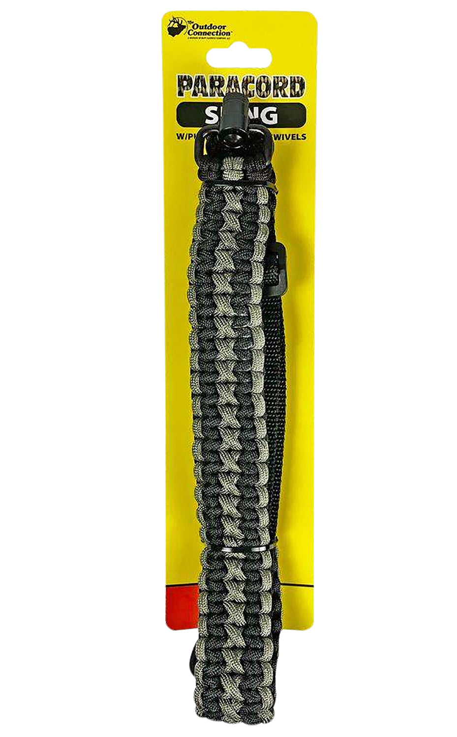 OUT PCS-90403  PARACORD SLING W/PB QD SWIVEL   BLK