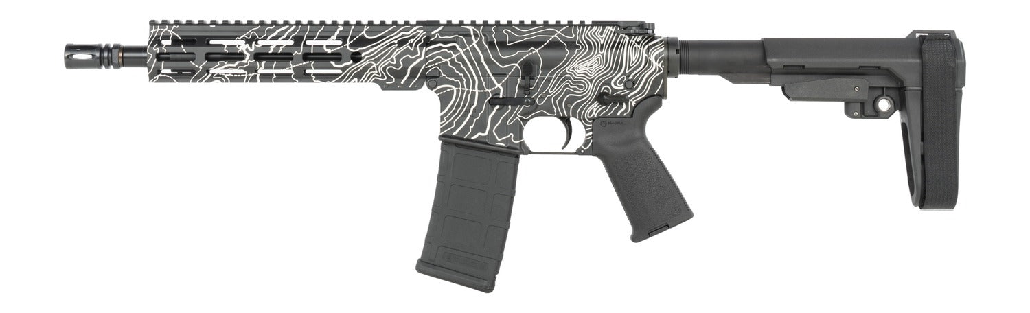 SHARK COAST SCC07312TOPO-P   TOPOGRAPHY AR PISTOL