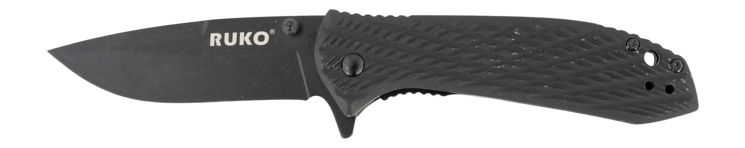 RUKO RUK0179BBK   440C 3-1/4"BLK HANDLE FOLDING
