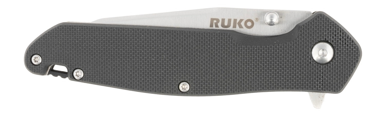 RUKO RUK0187BK    420A 3.25"TACT BLK GFR FOLDING