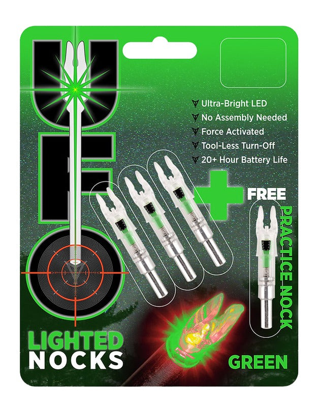 30-06 UFO300G    UFO LIGHTED NOCK GREEN .300 3+1