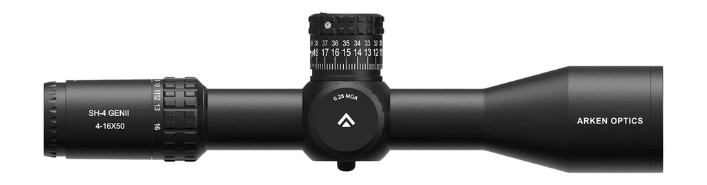 ARKEN SH4GII-4161VHR 4-16X FFP VAR HNTR 34MM MRAD