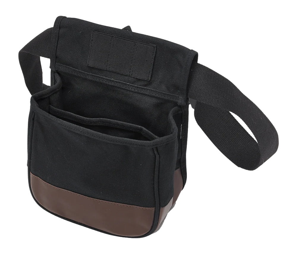 USP P23010  DIVIDED SHELL POUCH BLK/BRN